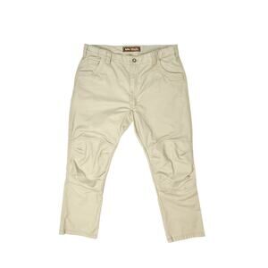 Walls Men's 40x30 Khaki Work Pants Cotton Spandex Utility Durable
